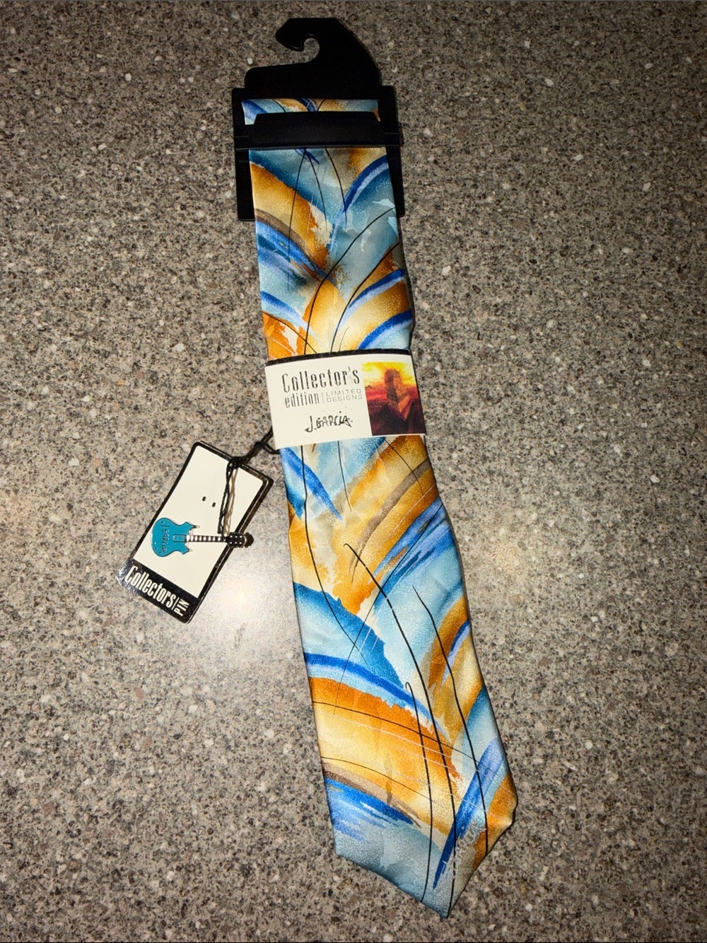 Jerry Garcia Desert Storm collectors tie with pin